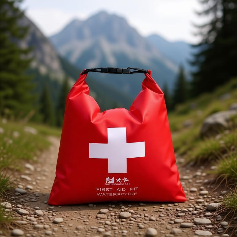 Outdoor Adventure And Travel - Draagbare waterdichte EHBO-tas 1,2L Outdoor Camp
