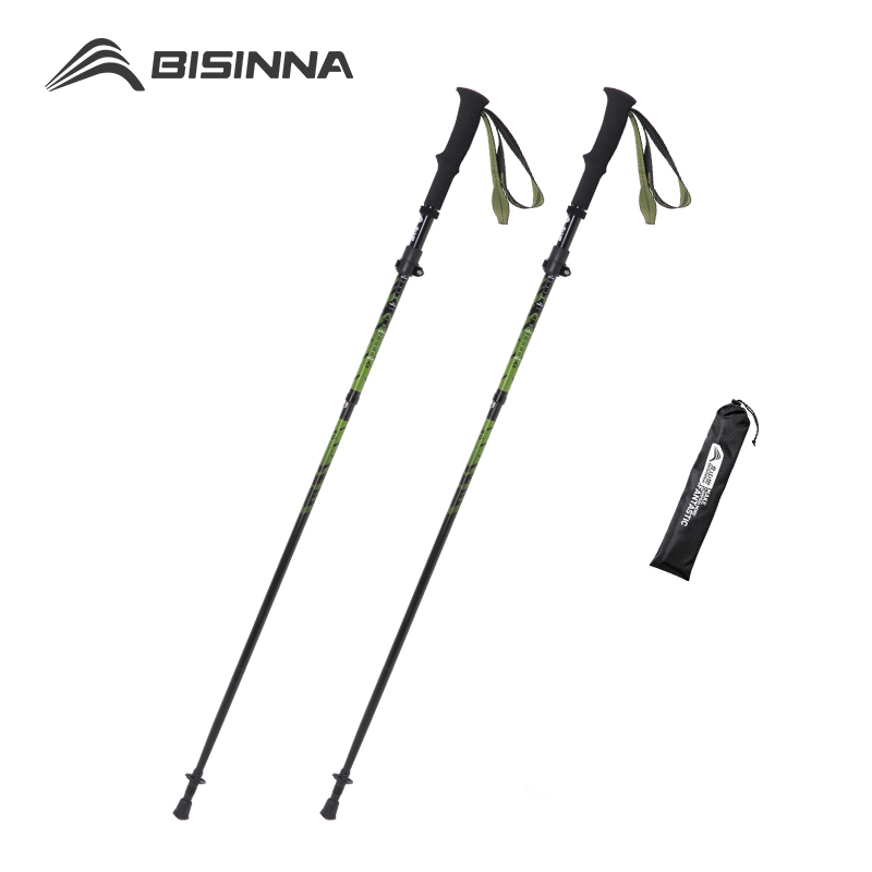 Trekking Pole Carbon - BISINNA Trekkingstokken van koolstofvezel Outdoor Ultralichte