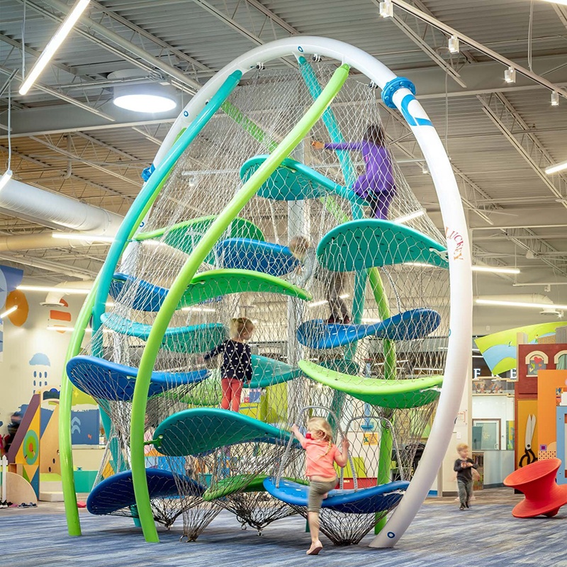 Outdoor Adventure Center - Op maat gemaakte stalen netvormige avonturenspeeltoestellen