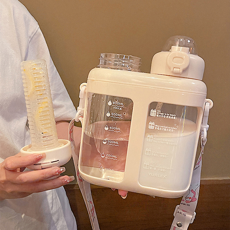 Schattige Dubbele Drank Plasti - Water Filter Straw recensie en prijs