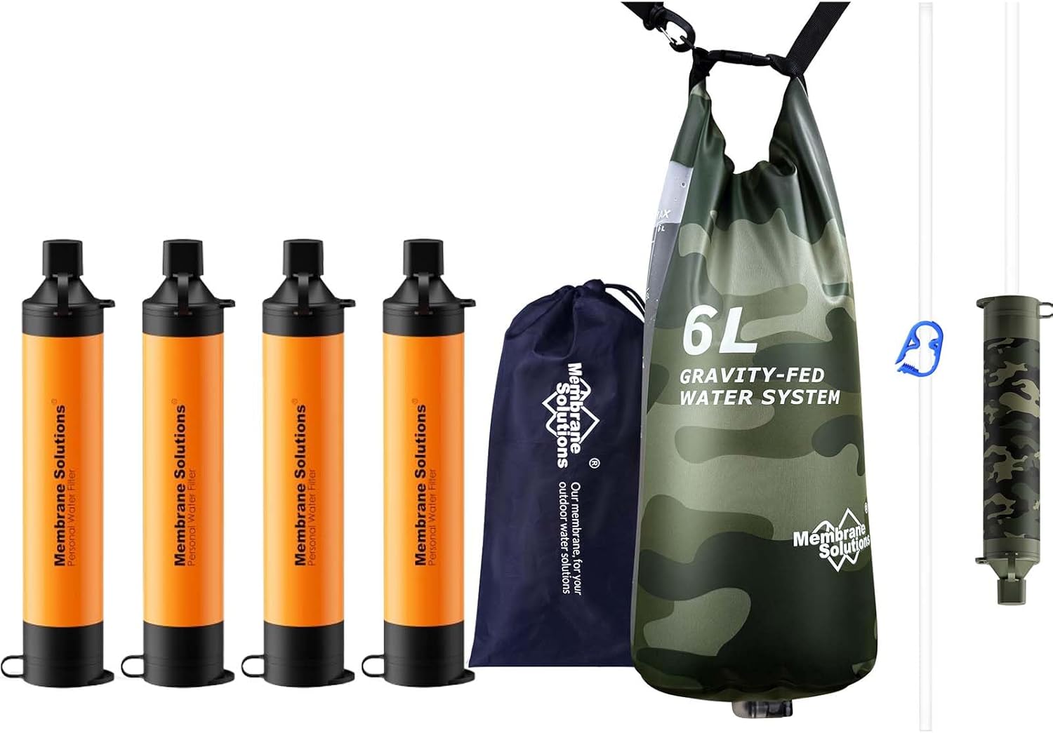 Pro 6L Camo Gravity Waterfilte - Water Filter Straw recensie en prijs
