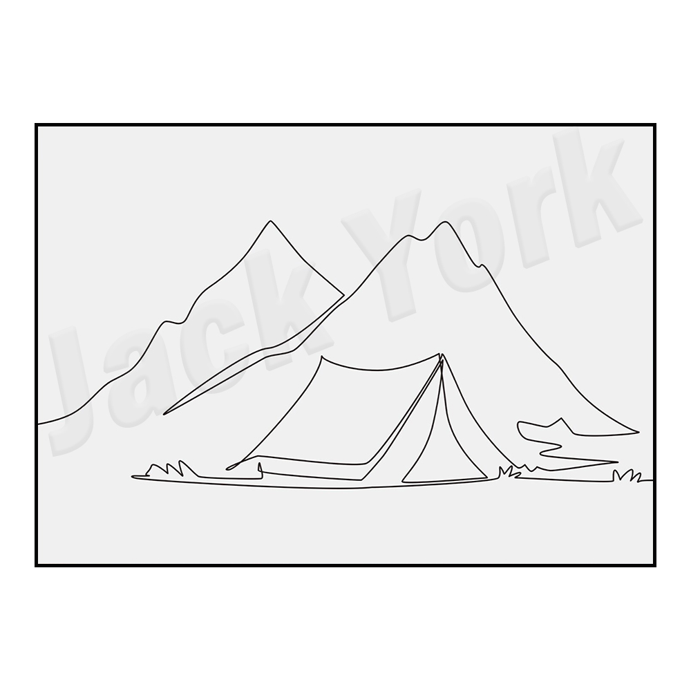 Wandelposter, minimalistische  - Outdoor Adventure York recensie en prijs