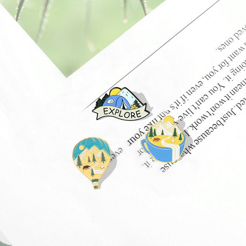 Camping Avontuur Emaille Pins  - Outdoor Adventure With Kids recensie en prijs