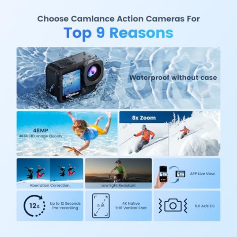 Mini bodycam, 2K actioncam, me - Outdoor Adventure Series recensie en prijs