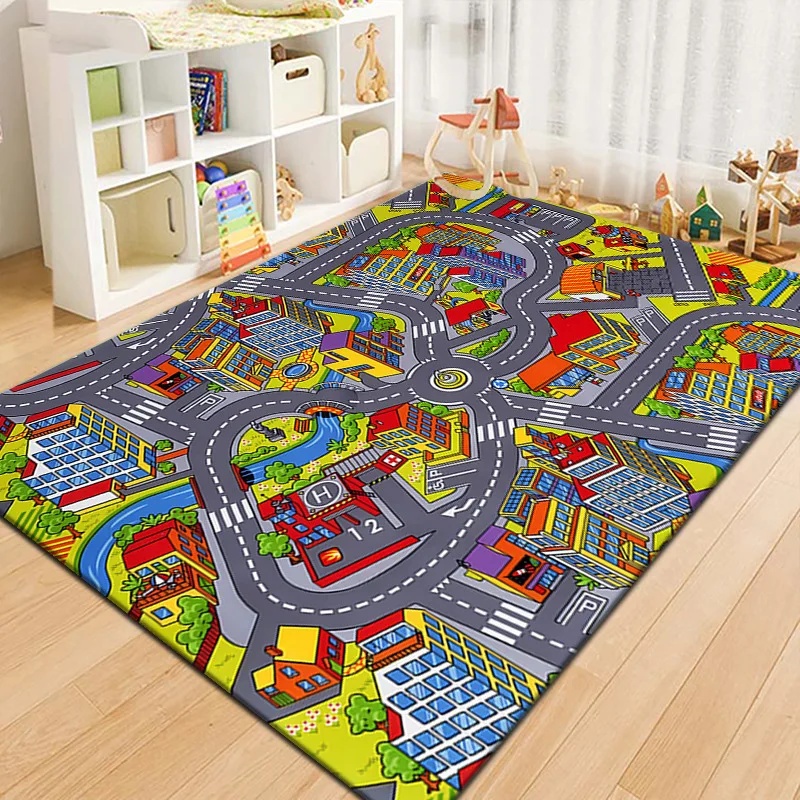 Kleurrijk kinderstadkaart spee - Outdoor Adventure Toys recensie en prijs