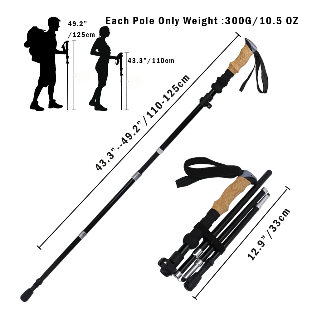 Ultrasterke trekking-wandelsto - Trekking Pole Carbon recensie en prijs