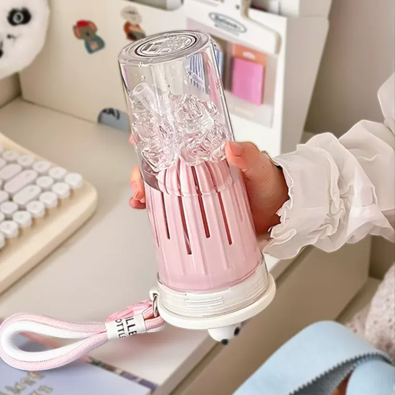 650ml Kawaii Waterfles Met Fil - Water Filter Straw recensie en prijs