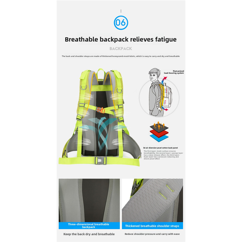 AZELA 36-55L Wandelrugzak Grot - Outdoor Adventure And Travel recensie en prijs
